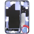 Mid-Frame Housing W/ Small Parts For iPhone 16 (US Version) (Used OEM Pull: Grade B) (Ultramarine)