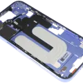 Mid-Frame Housing W/ Small Parts For iPhone 16 (US Version) (Used OEM Pull: Grade B) (Ultramarine)
