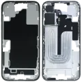 Mid-Frame Housing W/ Small Parts For iPhone 16 (US Version) (Used OEM Pull: Grade B) (White)