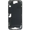 Mid-Frame Housing W/ Small Parts For iPhone 16 Plus (US Version) (Used OEM Pull: Grade B) (Black)