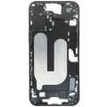 Mid-Frame Housing W/ Small Parts For iPhone 16 Plus (US Version) (Used OEM Pull: Grade B) (Black)