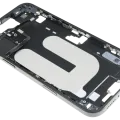 Mid-Frame Housing W/ Small Parts For iPhone 16 Plus (US Version) (Used OEM Pull: Grade B) (Black)
