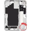 Mid-Frame Housing W/ Small Parts For iPhone 16 Plus (US Version) (Used OEM Pull: Grade B) (White)