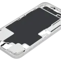 Mid-Frame Housing W/ Small Parts For iPhone 16 Plus (US Version) (Used OEM Pull: Grade B) (White)