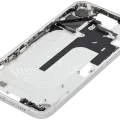 Mid-Frame Housing W/ Small Parts For iPhone 16 Plus (US Version) (Used OEM Pull: Grade B) (White)