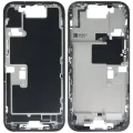 Mid-Frame Housing W/ Small Parts For iPhone 16 Pro (US Version) (Used OEM Pull: Grade B) (Natural Titanium)