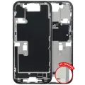 Mid-Frame Housing W/ Small Parts For iPhone 16 Pro (US Version) (Used OEM Pull: Grade B) (White Titanium)