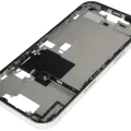 Mid-Frame Housing W/ Small Parts For iPhone 16 Pro (US Version) (Used OEM Pull: Grade B) (White Titanium)