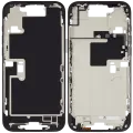 Mid-Frame Housing W/ Small Parts For iPhone 16 Pro Max (US Version) (Used OEM Pull: Grade B) (Black Titanium)