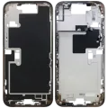 Mid-Frame Housing W/ Small Parts For iPhone 16 Pro Max (US Version) (Used OEM Pull: Grade B) (Desert Titanium)