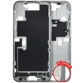 Mid-Frame Housing W/ Small Parts For iPhone 16 Pro Max (US Version) (Used OEM Pull: Grade B) (White Titanium)