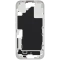 Mid-Frame Housing W/ Small Parts For iPhone 16 (EU / Global Version) (Used OEM Pull: Grade B) (White)