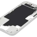 Mid-Frame Housing W/ Small Parts For iPhone 16 (EU / Global Version) (Used OEM Pull: Grade B) (White)