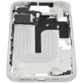 Mid-Frame Housing W/ Small Parts For iPhone 16 (EU / Global Version) (Used OEM Pull: Grade B) (White)