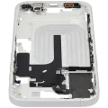 Mid-Frame Housing W/ Small Parts For iPhone 16 (EU / Global Version) (Used OEM Pull: Grade B) (White)