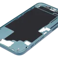 Mid-Frame Housing W/ Small Parts For iPhone 16 Plus (EU / Global Version) (Used OEM Pull: Grade B) (Teal)