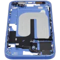 Mid-Frame Housing W/ Small Parts For iPhone 16 Plus (EU / Global Version) (Used OEM Pull: Grade B) (Ultramarine)