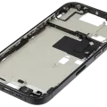 Mid-Frame Housing W/ Small Parts For iPhone 16 Pro (EU / Global Version) (Used OEM Pull: Grade B) (Black Titanium)