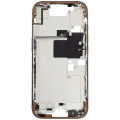 Mid-Frame Housing W/ Small Parts For iPhone 16 Pro (EU / Global Version) (Used OEM Pull: Grade B) (Desert Titanium)