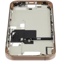 Mid-Frame Housing W/ Small Parts For iPhone 16 Pro (EU / Global Version) (Used OEM Pull: Grade B) (Desert Titanium)