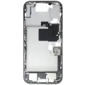 Mid-Frame Housing W/ Small Parts For iPhone 16 Pro (EU / Global Version) (Used OEM Pull: Grade B) (Natural Titanium)