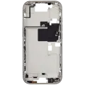 Mid-Frame Housing W/ Small Parts For iPhone 16 Pro (EU / Global Version) (Used OEM Pull: Grade B) (White Titanium)