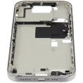 Mid-Frame Housing W/ Small Parts For iPhone 16 Pro (EU / Global Version) (Used OEM Pull: Grade B) (White Titanium)