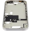 Mid-Frame Housing W/ Small Parts For iPhone 16 Pro (EU / Global Version) (Used OEM Pull: Grade B) (White Titanium)