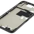 Mid-Frame Housing W/ Small Parts For iPhone 16 Pro Max (EU / Global Version) (Used OEM Pull: Grade B) (Black Titanium)