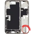 Mid-Frame Housing W/ Small Parts For iPhone 16 Pro Max (EU / Global Version) (Used OEM Pull: Grade B) (Natural Titanium)