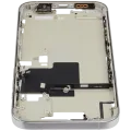 Mid-Frame Housing W/ Small Parts For iPhone 16 Pro Max (EU / Global Version) (Used OEM Pull: Grade B) (White Titanium)