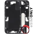 Mid-Frame Housing W/ Small Parts For iPhone 16 (US Version) (Used OEM Pull: Grade C) (Black)