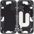 Mid-Frame Housing W/ Small Parts For iPhone 16 (US Version) (Used OEM Pull: Grade C) (Black)