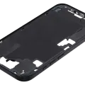 Mid-Frame Housing W/ Small Parts For iPhone 16 (US Version) (Used OEM Pull: Grade C) (Black)