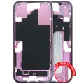 Mid-Frame Housing W/ Small Parts For iPhone 16 (US Version) (Used OEM Pull: Grade C) (Pink)