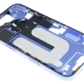 Mid-Frame Housing W/ Small Parts For iPhone 16 (US Version) (Used OEM Pull: Grade C) (Ultramarine)