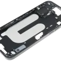 Mid-Frame Housing W/ Small Parts For iPhone 16 Plus (US Version) (Used OEM Pull: Grade C) (Black)
