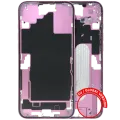 Mid-Frame Housing W/ Small Parts For iPhone 16 Plus (US Version) (Used OEM Pull: Grade C) (Pink)