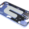 Mid-Frame Housing W/ Small Parts For iPhone 16 Plus (US Version) (Used OEM Pull: Grade C) (Ultramarine)
