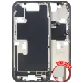 Mid-Frame Housing W/ Small Parts For iPhone 16 Pro (US Version) (Used OEM Pull: Grade C) (Desert Titanium)