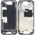 Mid-Frame Housing W/ Small Parts For iPhone 16 Pro (US Version) (Used OEM Pull: Grade C) (Desert Titanium)