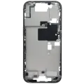 Mid-Frame Housing W/ Small Parts For iPhone 16 Pro (US Version) (Used OEM Pull: Grade C) (White Titanium)