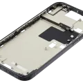 Mid-Frame Housing W/ Small Parts For iPhone 16 Pro Max (US Version) (Used OEM Pull: Grade C) (Black Titanium)
