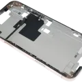 Mid-Frame Housing W/ Small Parts For iPhone 16 Pro Max (US Version) (Used OEM Pull: Grade C) (Desert Titanium)
