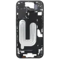 Mid-Frame Housing W/ Small Parts For iPhone 16 (EU / Global Version) (Used OEM Pull: Grade C) (Black)