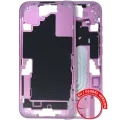 Mid-Frame Housing W/ Small Parts For iPhone 16 (EU / Global Version) (Used OEM Pull: Grade C) (Pink)