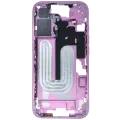 Mid-Frame Housing W/ Small Parts For iPhone 16 (EU / Global Version) (Used OEM Pull: Grade C) (Pink)