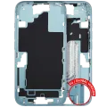 Mid-Frame Housing W/ Small Parts For iPhone 16 (EU / Global Version) (Used OEM Pull: Grade C) (Teal)