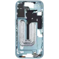 Mid-Frame Housing W/ Small Parts For iPhone 16 (EU / Global Version) (Used OEM Pull: Grade C) (Teal)