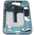 Mid-Frame Housing W/ Small Parts For iPhone 16 (EU / Global Version) (Used OEM Pull: Grade C) (Teal)
